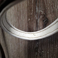 Rsd Leather Bridle Wide Braided Reins *vgc/gc, clean, edge scrapes, dry, stiff, chews, scrapes, mnr undone stitching, faded
