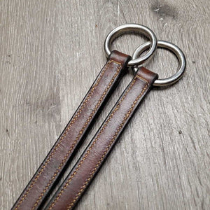 FS Rsd Adjustable Leather Breastplate, Running Martingale *xc/like new, mnr dirt/residue, tight keeper