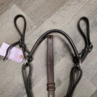 FS Rsd Adjustable Leather Breastplate, Running Martingale *xc/like new, mnr dirt/residue, tight keeper