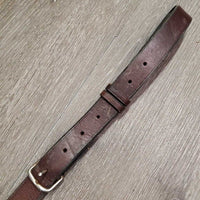 FS Rsd Running Martingale, stopper *vgc, clean & mnr dirt?residue, older, stiff, dry, v.tight keeper, creases