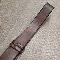 FS Rsd Running Martingale, stopper *vgc, clean & mnr dirt?residue, older, stiff, dry, v.tight keeper, creases