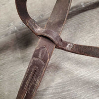 German Martingale *NO REINS, gc/fair, v.stiff, v.dry, v.tight keepers, rubs, faded, scrapes, dirt?stains
