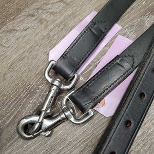 Soft Thick Leather Side Reins *xc/like new, clean, v.mnr scraped edges, older?