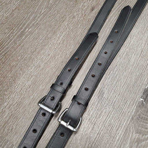 Soft Thick Leather Side Reins *xc/like new, clean, v.mnr scraped edges, older?