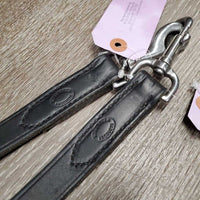 Soft Thick Leather Side Reins *xc/like new, clean, v.mnr scraped edges, older?