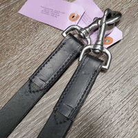Soft Thick Leather Side Reins *xc/like new, clean, v.mnr scraped edges, older?
