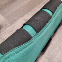 Pr Fleece Lined Closed Boots, velcro *vgc, clean, mnr hair & frayed edges