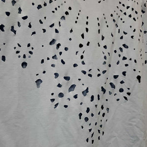 SS Show Shirt, 1/2 Zip Up, Horseshoe Charm. Laser cut *xc/like new