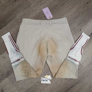 Euroseat Breeches *gc, v.stained legs & seat, stains, rub, pills, dry & cracking stickies, threads