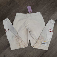 Euroseat Breeches *gc, dingy, stained seat & legs, stains, dry & stiff stickies
