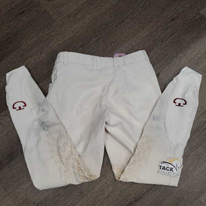 Euroseast Breeches *gc, stains, seam puckers, stained seat & legs, rubs, pills, dry stickies, older