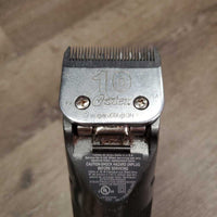 2 Speed Clippers, 10 Blades plastic guard, brush, manuals *vgc, WORKS, clean, hairy, mnr rust