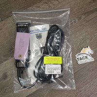 2 Speed Clippers, 10 Blades plastic guard, brush, manuals *vgc, WORKS, clean, hairy, mnr rust