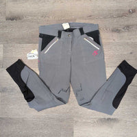 Euroseat Breeches *vgc, seam puckers, faded, curled inner waist, rubs, older
