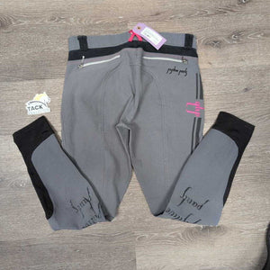 Euroseat Breeches *vgc, seam puckers, faded, curled inner waist, rubs, older