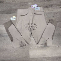 Sticky Full Seat Breeches *vgc, seam puckers, mnr knee rubs & stains
