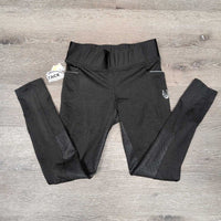 Sticky Full Seat Riding Tight Breeches *gc, seam puckers, rubs & pills, mnr undone seam

