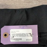 Sticky Full Seat Riding Tight Breeches, Pull On *vgc/xc, mnr seam puckers
