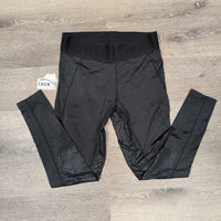 v.Light Riding Tight Sticky Full Seat Breeches, Pull On *vgc, seat & seam rubs & pills
