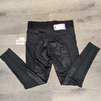 v.Light Riding Tight Sticky Full Seat Breeches, Pull On *vgc, seat & seam rubs & pills
