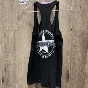 "Cowboys" Tank Top *gc, rubs, pills, fuzzy