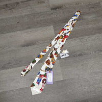 "Finishing Touches" 100% Cotton Tie - Western Theme *xc/like new, clean, older
