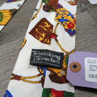 "Finishing Touches" 100% Cotton Tie - Western Theme *xc/like new, clean, older
