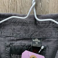 "Micros" LS Western Shirt, snaps *gc, puckers, loose threads, rubs

