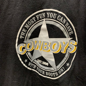 "Cowboys" Tank Top *gc, rubs, pills, fuzzy