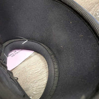 Pr No Turn Plastic Bell Boots, velcro *vgc, marks, mnr dirt
