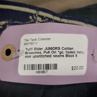 JUNIORS Cotton Breeches, Pull On *gc, faded, hairy, mnr unstitched seams
