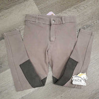 JUNIORS Hvy Cotton Breeches *gc, faded, stain, sm holes, knee seams: rubbed & frayed