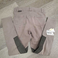 JUNIORS Hvy Cotton Breeches *gc, faded, stain, sm holes, knee seams: rubbed & frayed