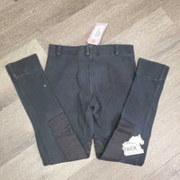 JUNIORS Hvy Cotton Jodphurs, Pull On *fair, hole, undone seam stitching, faded, seam puckers, NO Elastics
