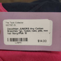 JUNIORS Hvy Cotton Breeches *gc, faded, rubs, pills, mnr hair

