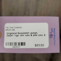 Sweatshirt Jacket, Zipper *vgc, mnr rubs & pills
