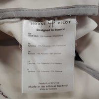 Euroseat Breeches *gc, v.stained seta & legs, stains, dingy
