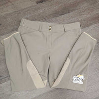 Euroseat Breeches *gc/fair, mnr dirt?stains & pills, v.snagged, curled inner waist