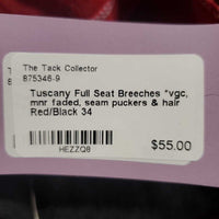 Full Seat Breeches *vgc, mnr faded, seam puckers & hair