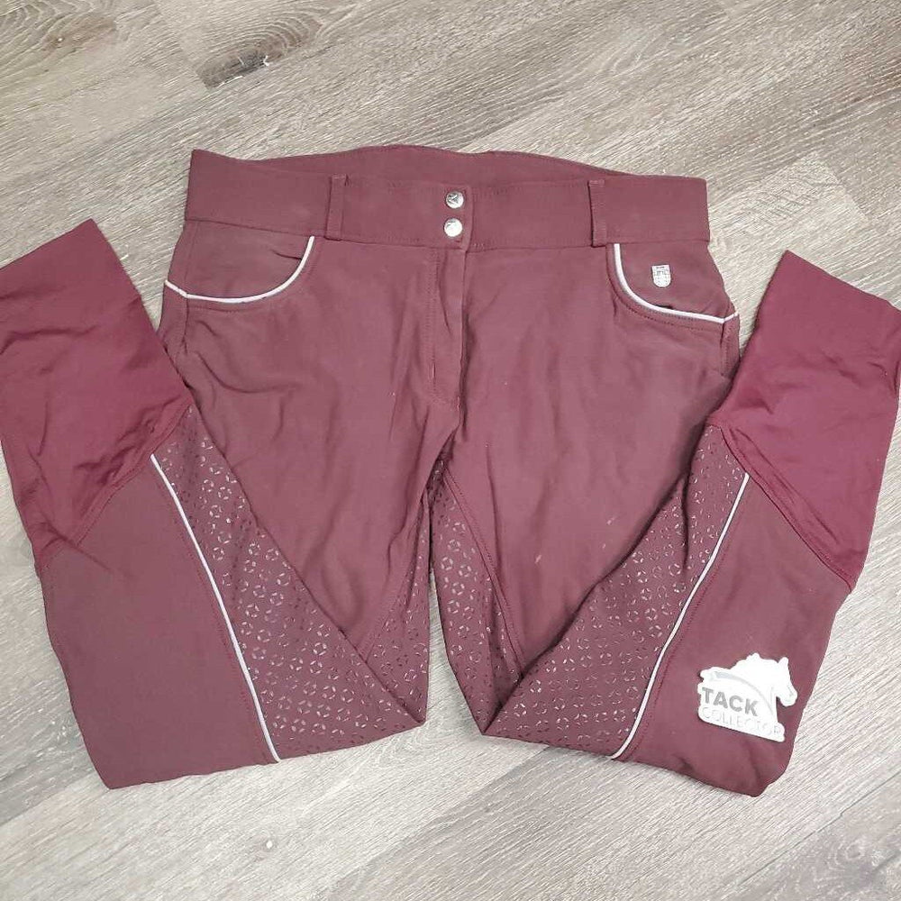 High Waist Sticky Full Seat Breeches *gc, faded, seam puckers, discolored, dirty