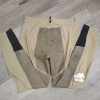 Sticky Full Seat Breeches *xc/like new, seat rip, older, mnr undone seam stitching