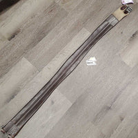 Synthetic Leather Girth, x2 els *gc, stiff, rubs, faded, dry, mnr dirt/dust & hairy seams