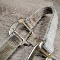 Thick Nylon Halter, adj, snap *fair, stains, pulled holes, frayed edges, faded, stained, dirty
