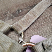 Thick Nylon Halter, adj, snap *fair, stains, pulled holes, frayed edges, faded, stained, dirty