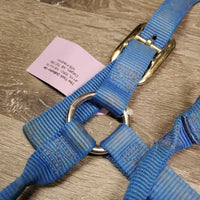 Thick Soft Nylon Halter *gc, faded, edge rubs, stains, dirt, frayed tag