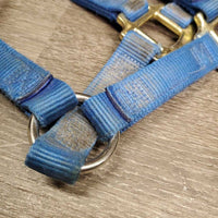 Thick Soft Nylon Halter *gc, faded, edge rubs, stains, dirt, frayed tag