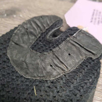 1 ONLY - RIGHT Crochet & Leather Gloves *gc, faded, creased, mnr rubs, dirt, hair