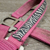 Nylon Halter, adj, snap *gc, dirty, frays, slice/frayed, rust, snags
