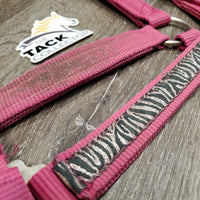 Nylon Halter, adj, snap *gc, dirty, frays, slice/frayed, rust, snags