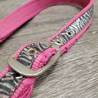 Nylon Halter, adj, snap *gc, dirty, frays, slice/frayed, rust, snags